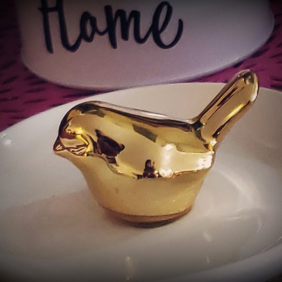 Jewelry bird dish rings or necklaces holder - Picture 4 of 6